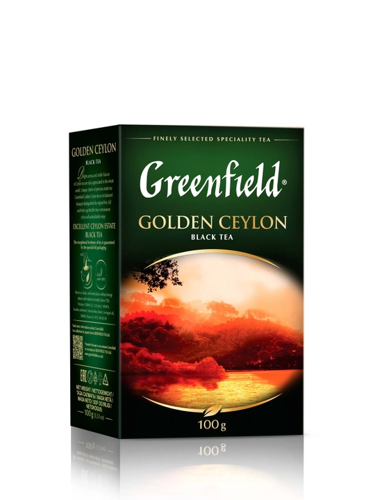Чёрный чай Greenfield Golden Ceylon, листовой, 100 г