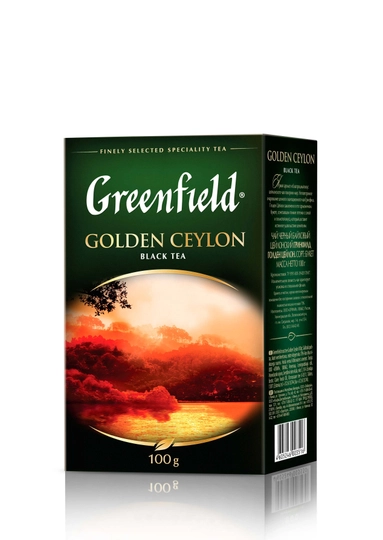 Чёрный чай Greenfield Golden Ceylon, листовой, 100 г