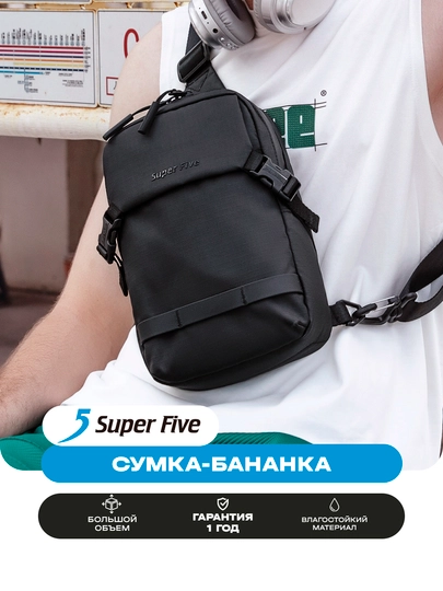 Super Five sumkasi, ixcham, o‘g‘rilikka qarshi, suvga chidamli, telefon va hujjatlar uchun - 