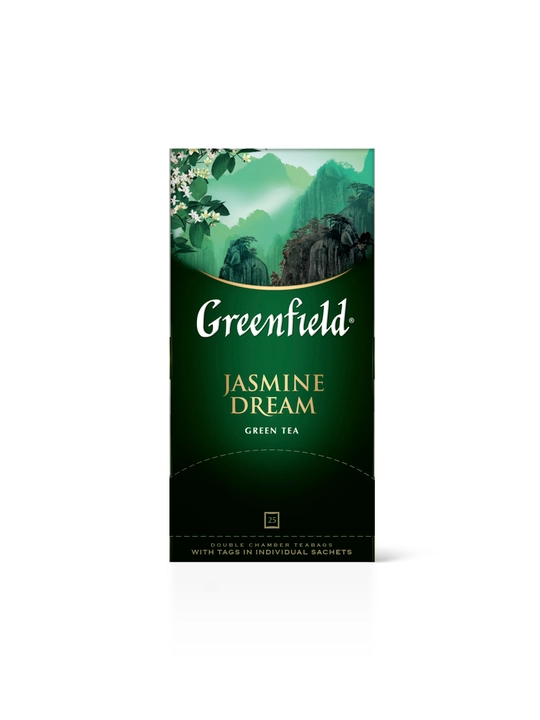 Зеленый чай Greenfield Jasmine Dream, 2 г, 25 пакетиков
