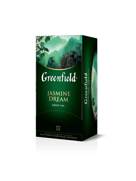 Зеленый чай Greenfield Jasmine Dream, 2 г, 25 пакетиков