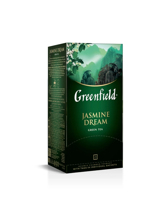 Зеленый чай Greenfield Jasmine Dream, 2 г, 25 пакетиков