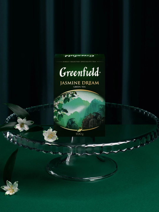 Зеленый чай Greenfield Jasmine Dream, листовой, 100 г