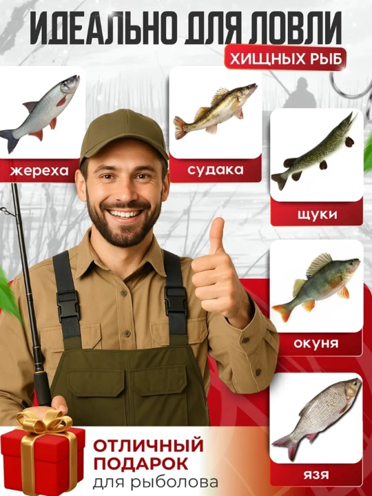 Universal baliq ovlash to’plami, asbob-uskunalar, yaltiroq va baliq ovlash yemlari