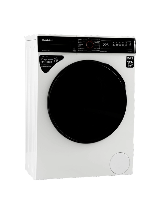 Avalon AVL-WM 6010 W kir yuvish mashinasi 6kg 1000 ayl/min inverter oq bug‘li