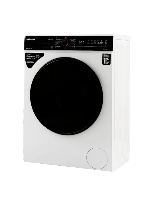 Avalon AVL-WM 6010 W kir yuvish mashinasi 6kg 1000 ayl/min inverter oq bug‘li