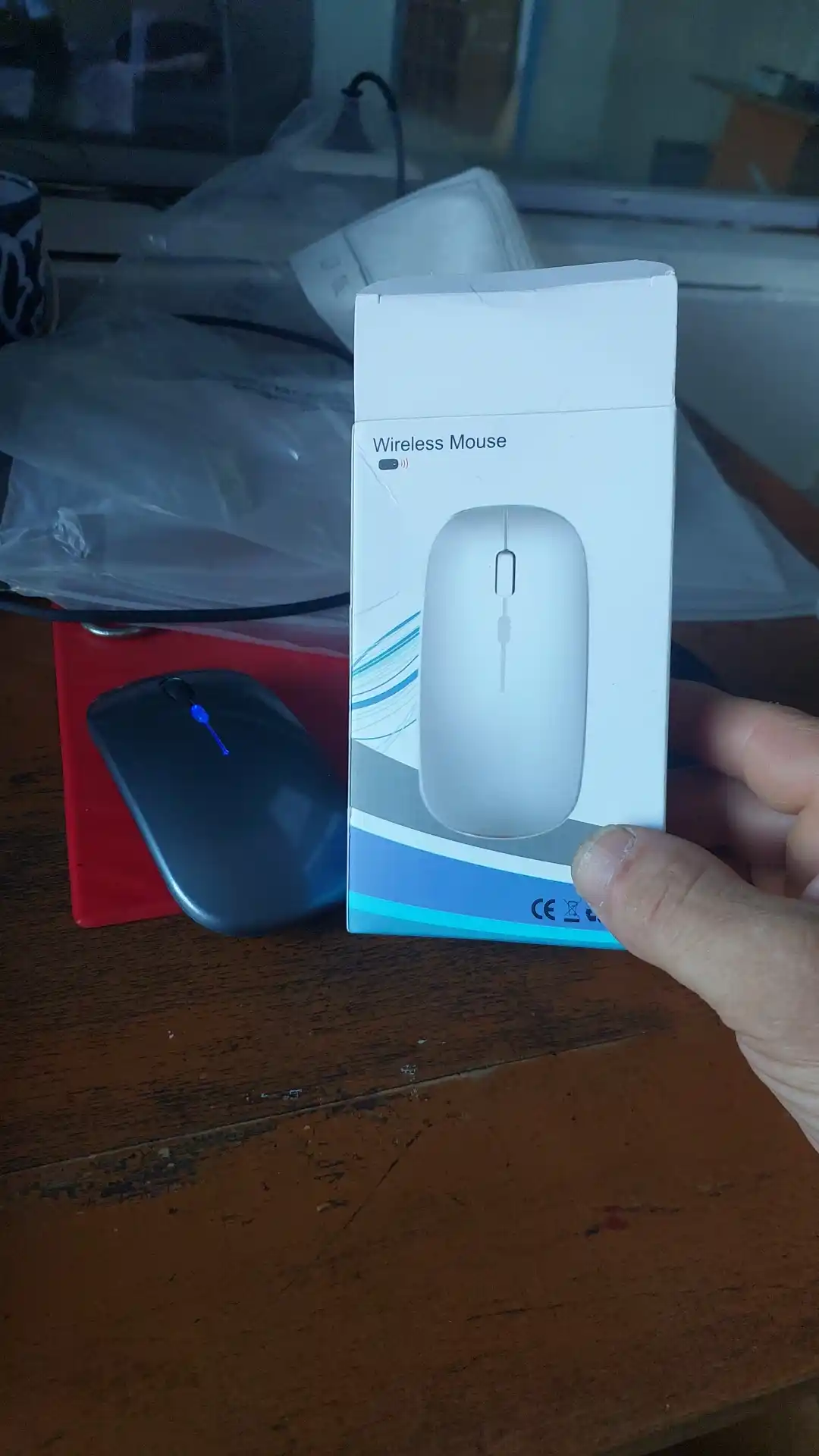Simsiz sichqoncha, shovqinsiz,quvatlash bilan,Bluetooth USB adapteri va RGB