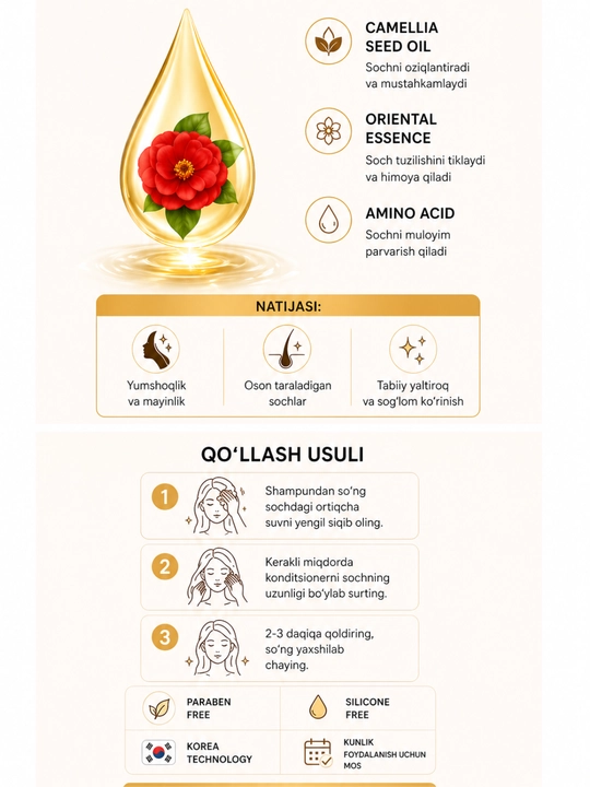 Шампунь, для всех типов волос, Oriental Premium, с кератином, Kerasys, Корея, 600 мл