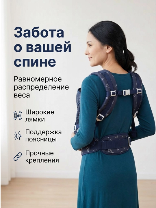 Эргономичный рюкзак-кенгуру для малыша, безопасная регулируемая переноска