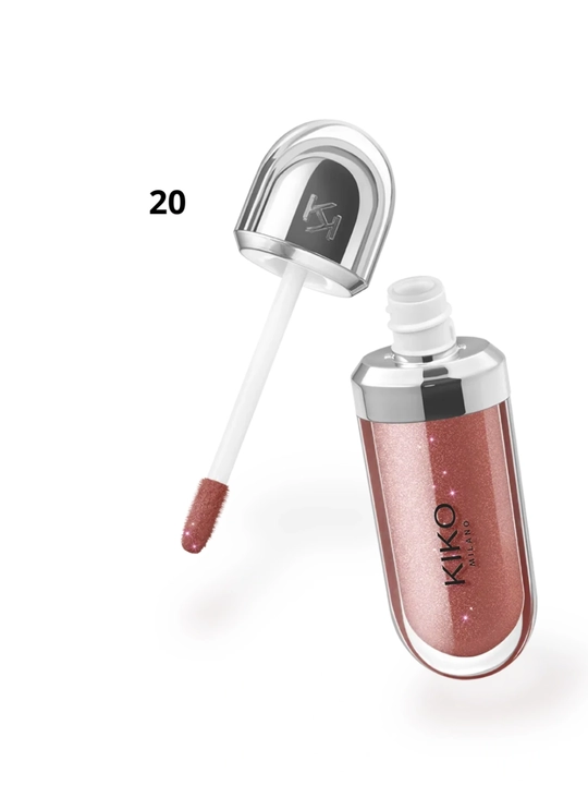 Блеск для губ Kiko Milano 3d hydra lipgloss, 6.5 мл, 3D-эффект - 