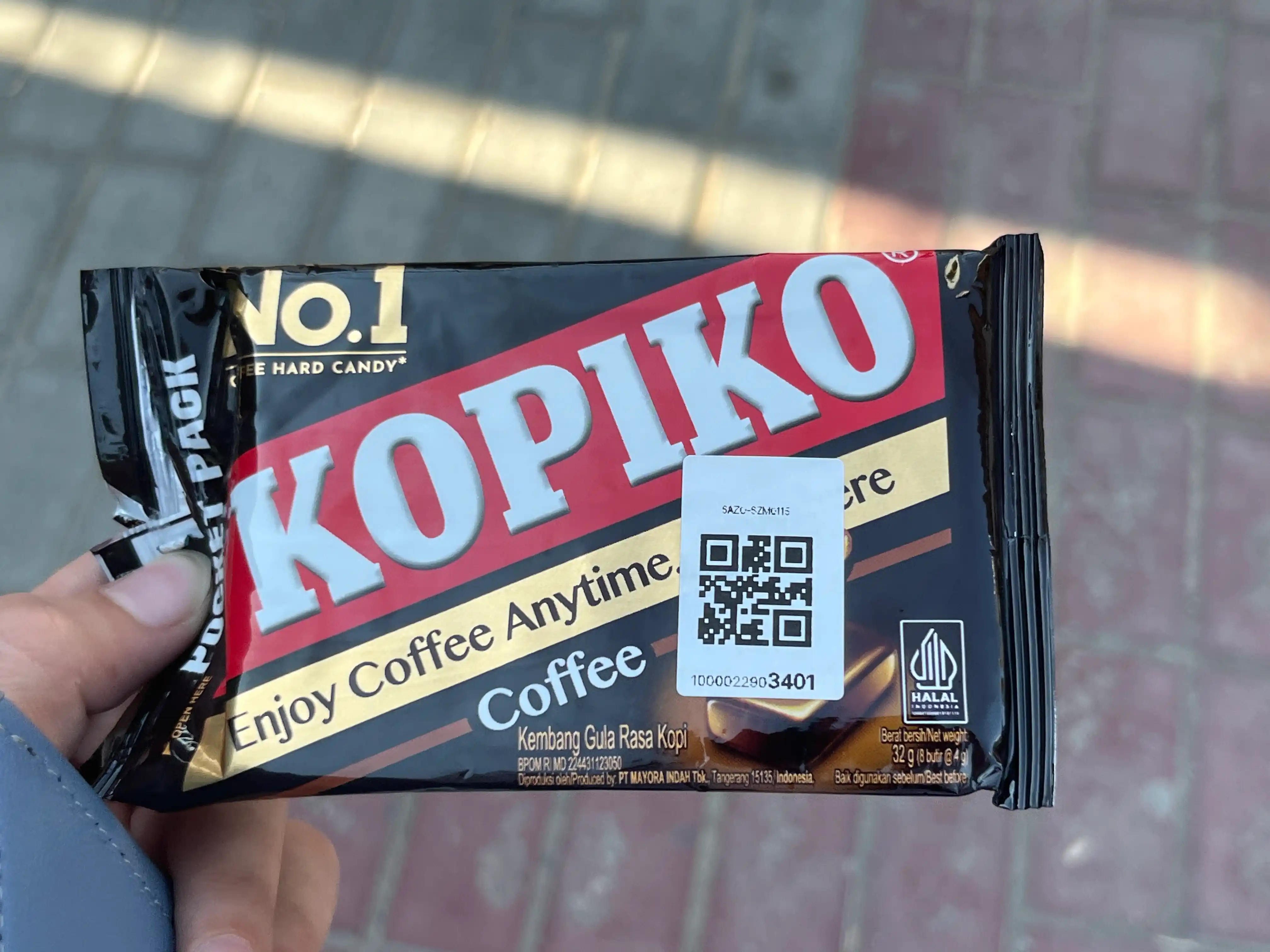 Конфеты со вкусом кофе "Kopiko", 32 г