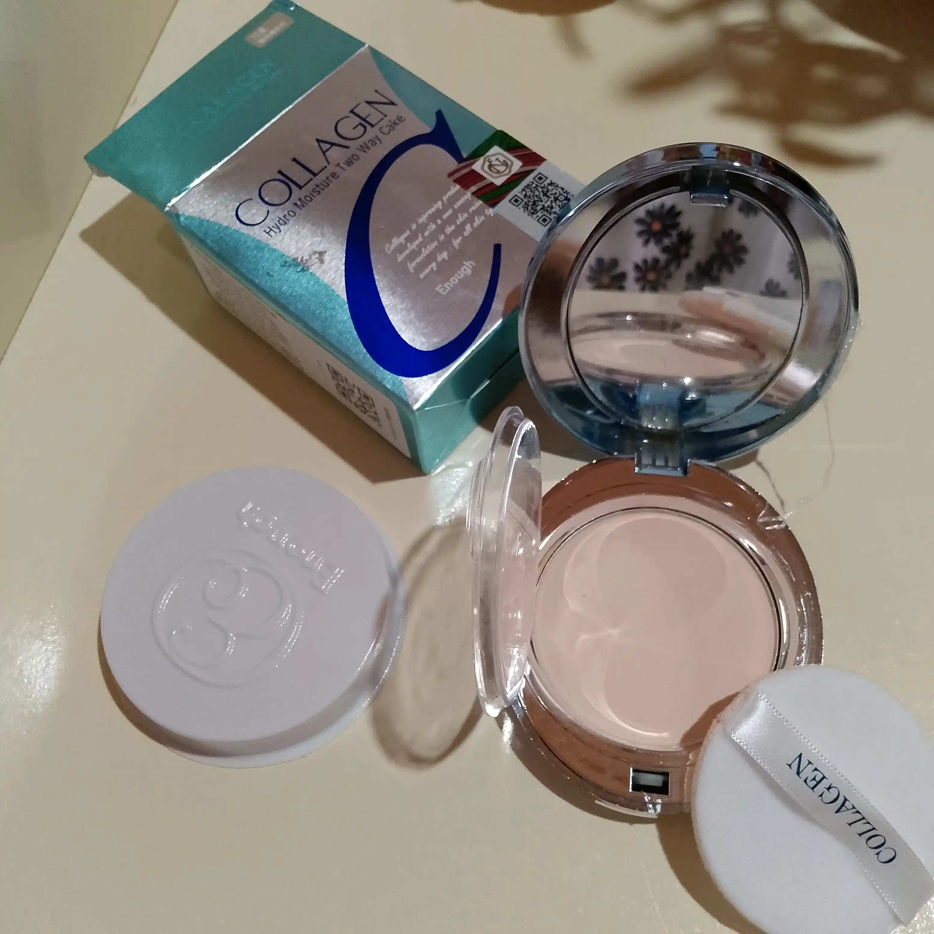 Пудра для лица, Collagen для лица с коллагеном, SPF 25+, для всех типов кожи