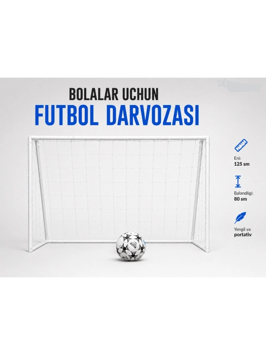 2 ta bolalar futbol darvozasi to‘plami, yig‘iladigan mini-darvoza