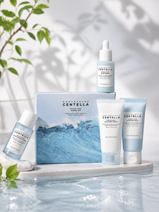 SKIN1004 Madagascar Centella Hyalu-Cica Travel Kit sayohat to‘plami mini set - 
