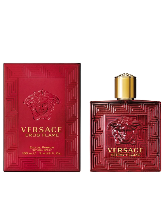Parfyumlangan suv erkaklar uchun  Versace Eros Flame, sovg'a uchun, 100 ml