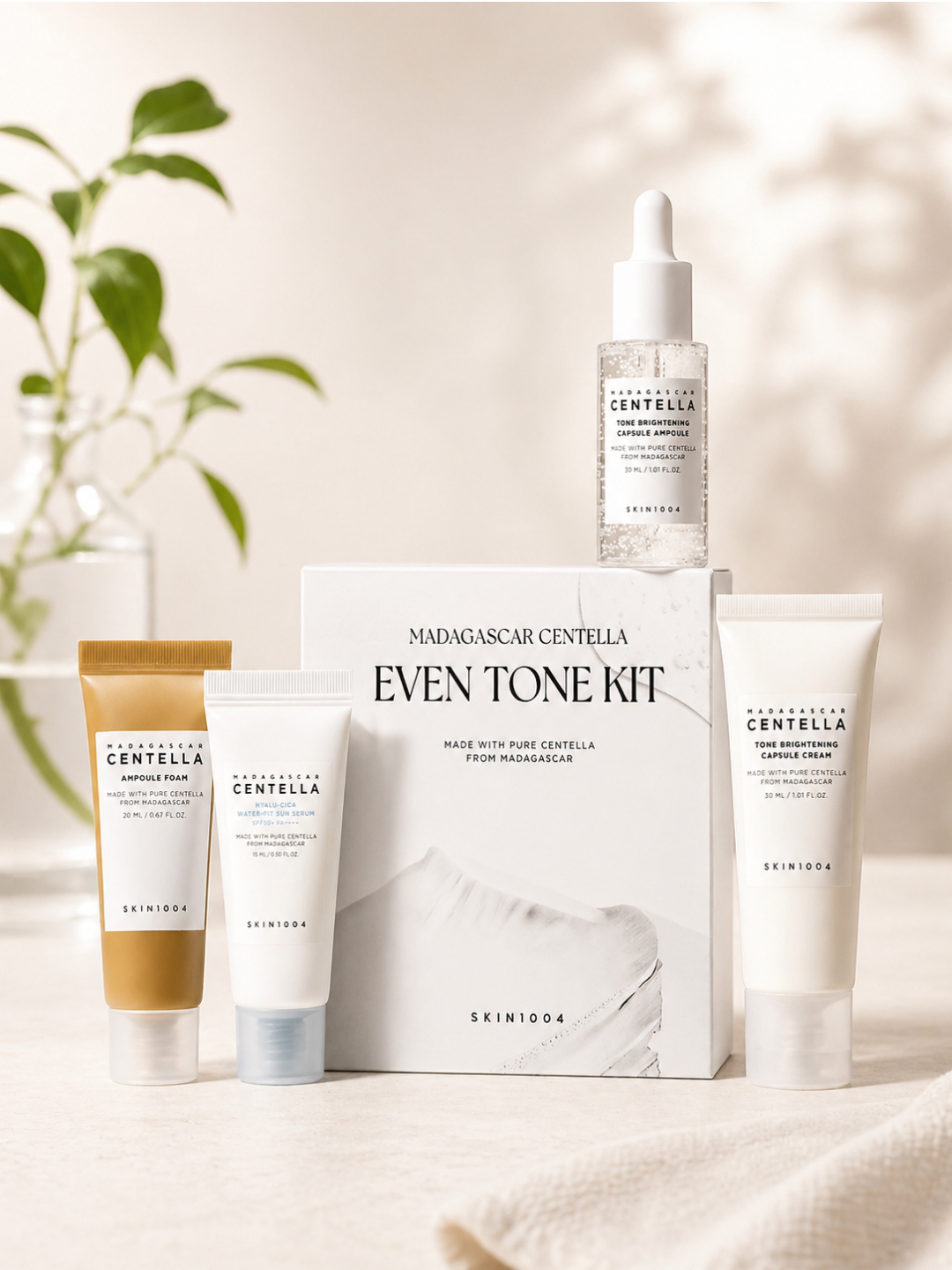 SKIN1004 Centella Even Tone yorqinlashtiruvchi mini set - 