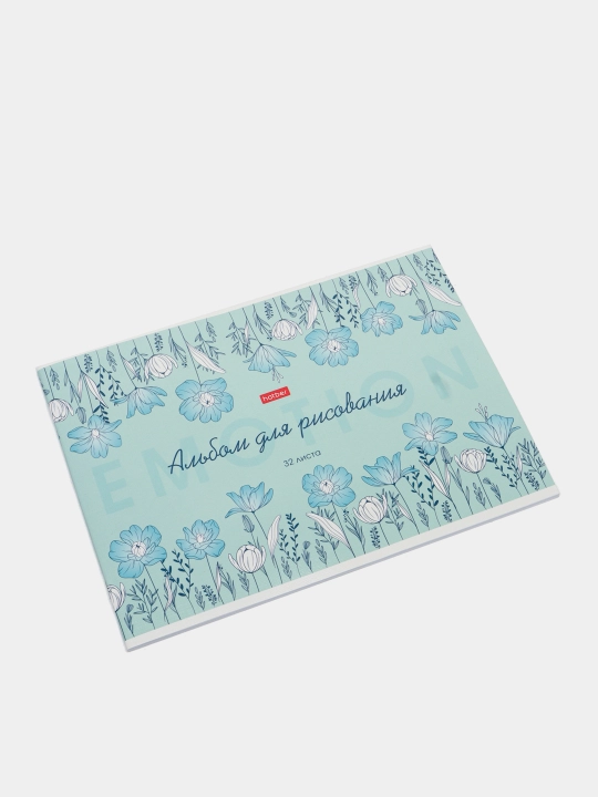 Альбом для рисования Hatber Wonderful Flowers на скобе, 32А 4тВ, А4ф, 32 листа