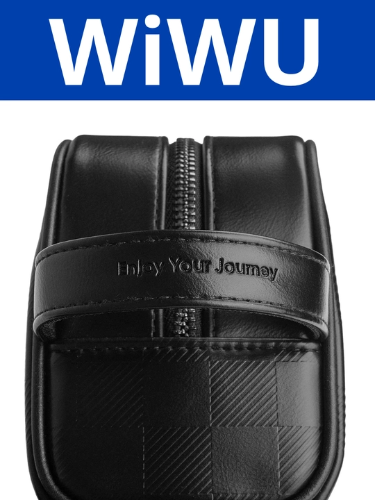 WiWU Phantom Fingerprint Lock Pouch — барсетка премиум-класса с замком по отпечатку пальца