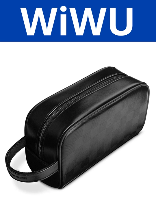 WiWU Phantom Fingerprint Lock Pouch — барсетка премиум-класса с замком по отпечатку пальца