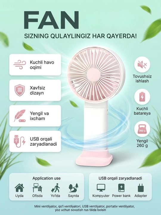 Portativ mini-ventilyatori