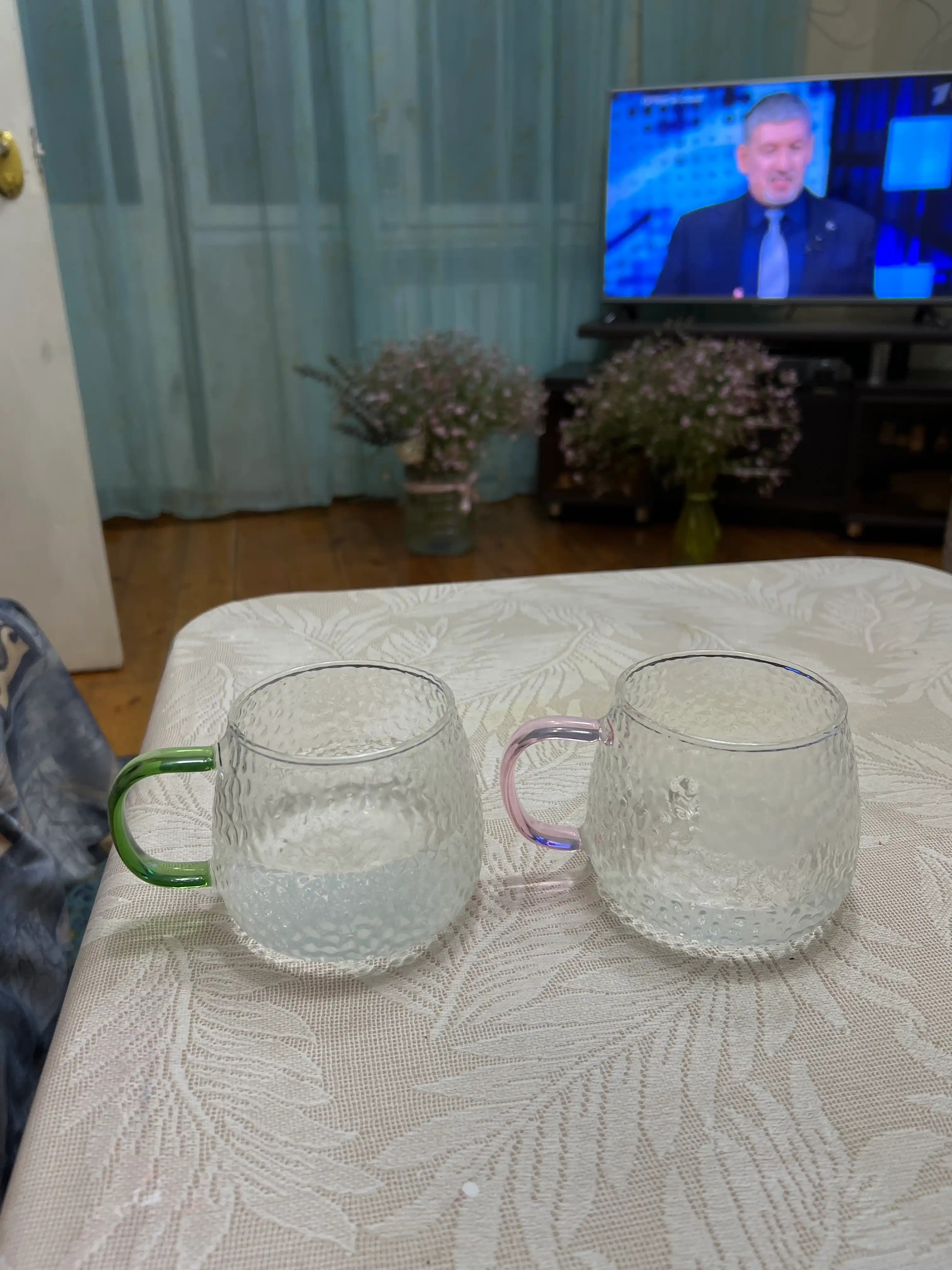 Borosilikat shishali krujka, 420 ml