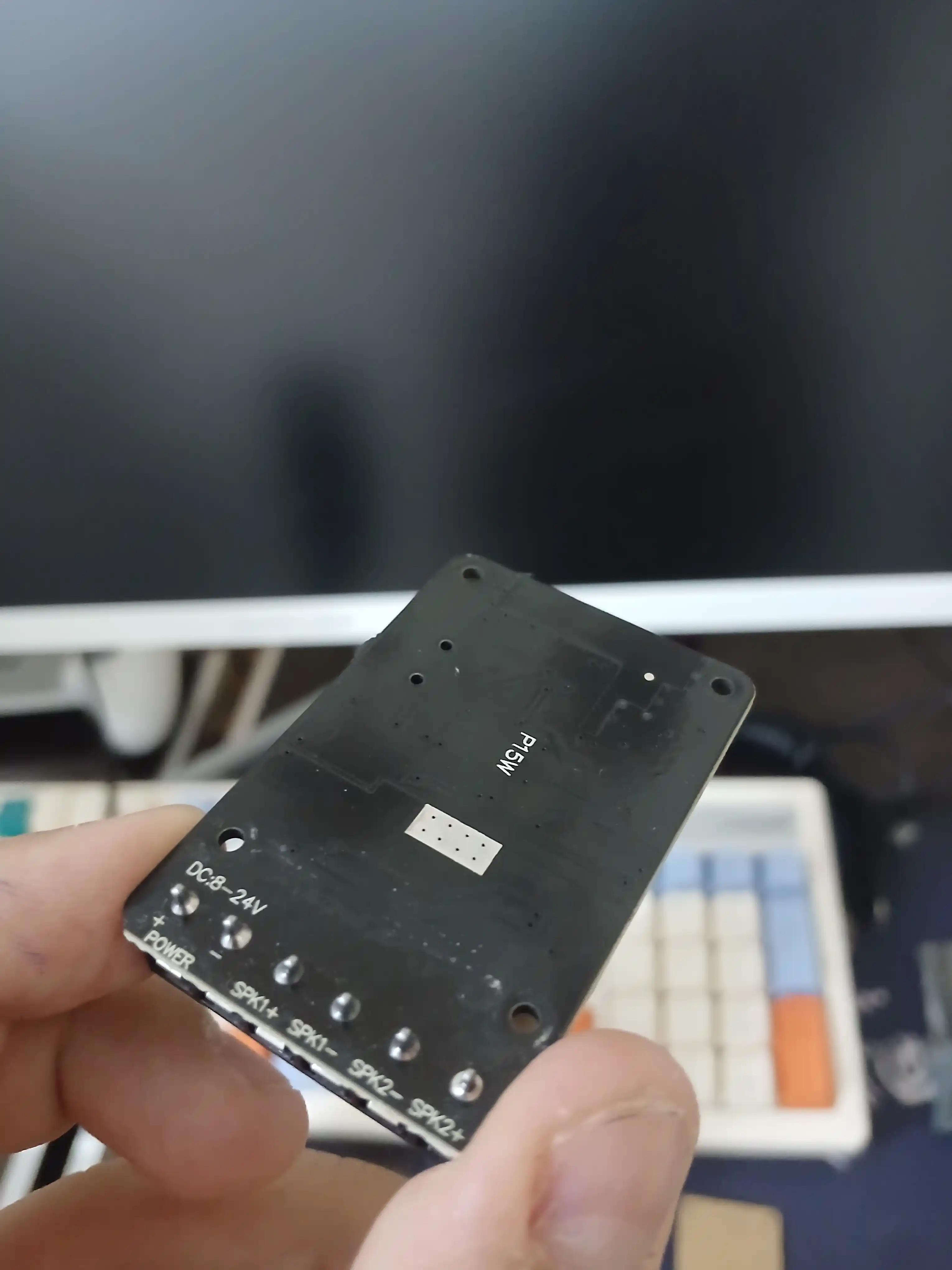 Модуль стереоусилителя XY-P15W с Bluetooth 5.0, 8–24 В DC