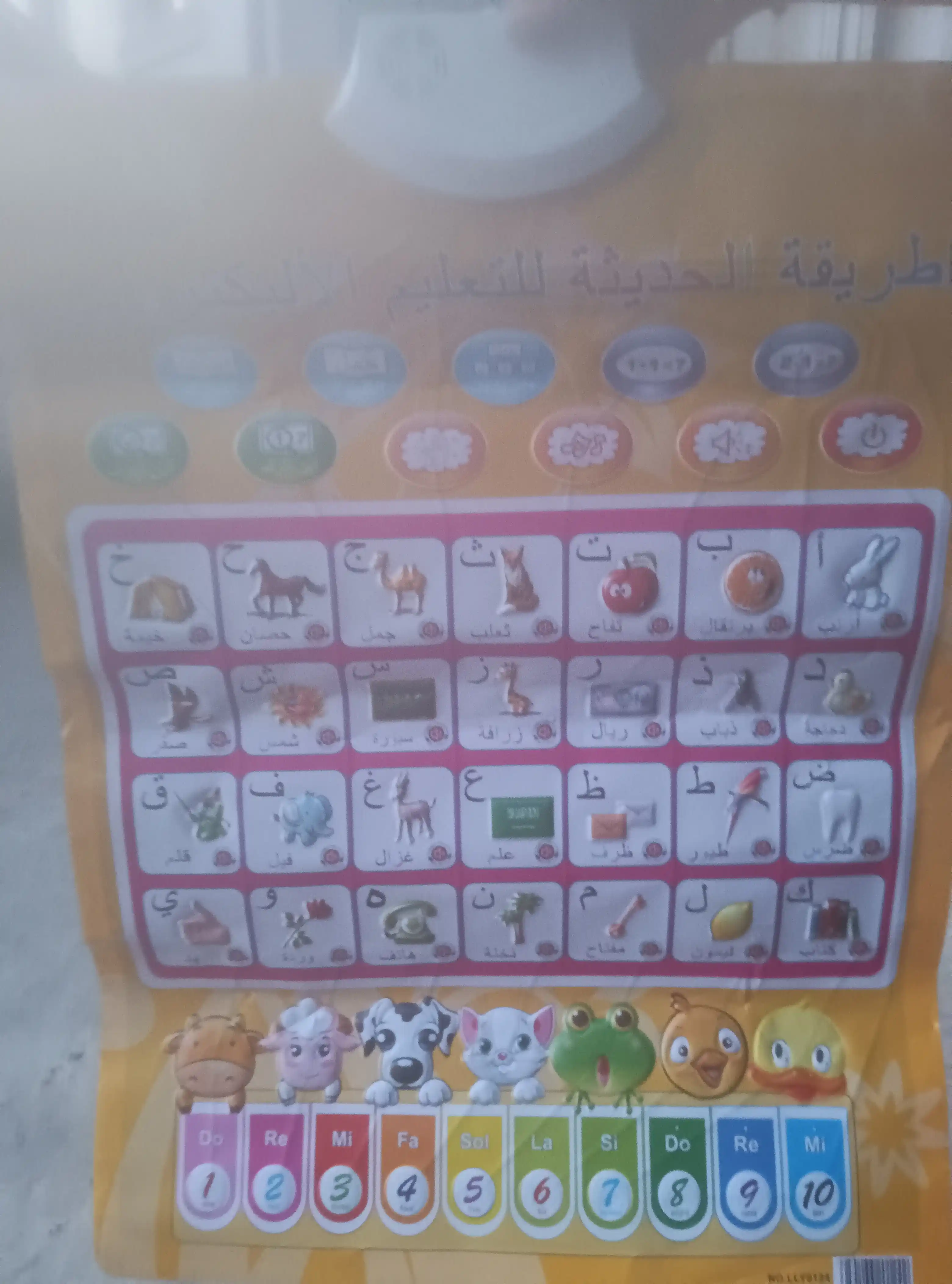 O'zbek,rus va arab tilidagi alifbo,harf va raqamlarning interaktiv gapiruvchi trenajyori