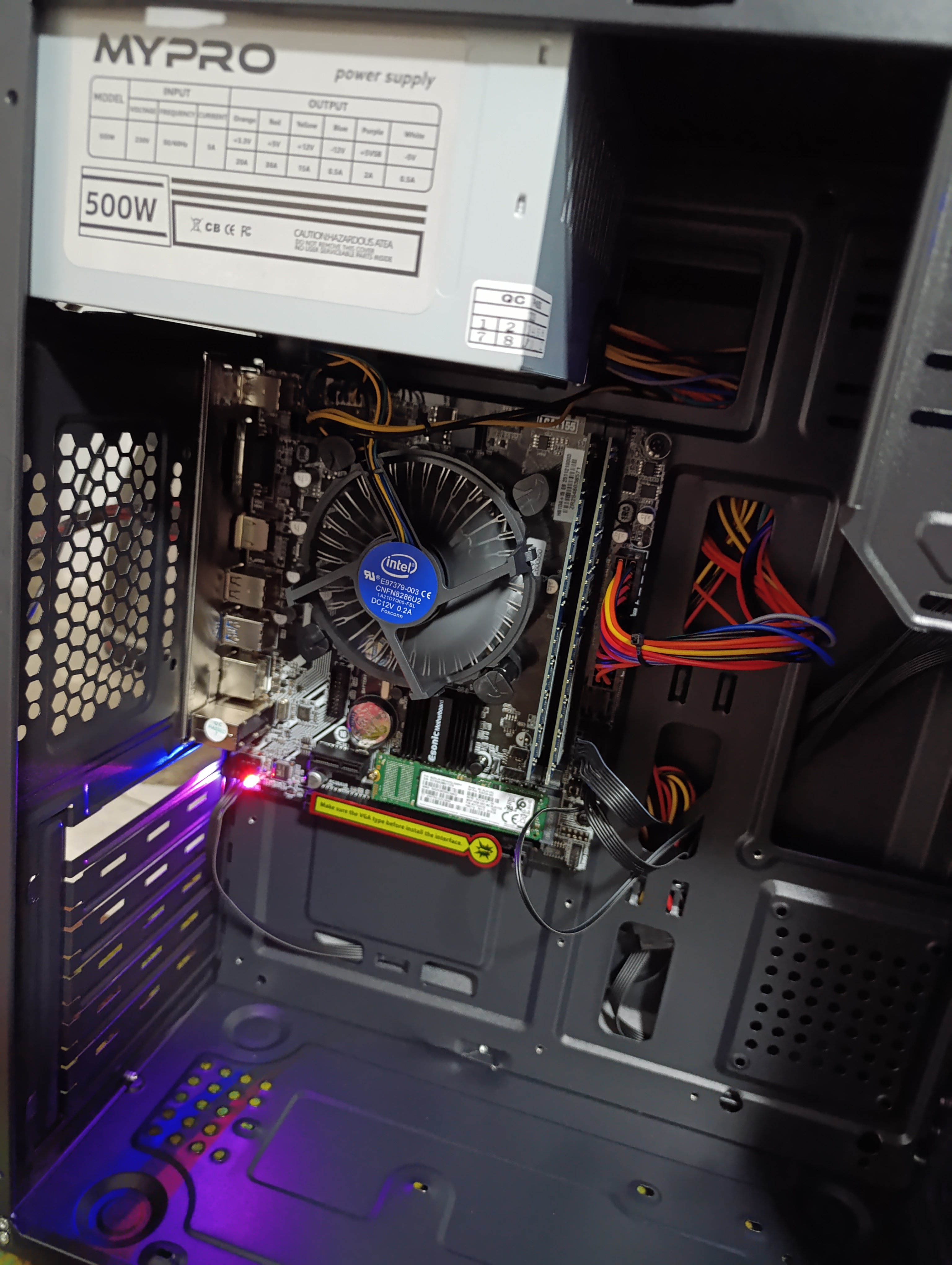Kompyuter Intel Core i3,i5,i7 4 yadro protsessoriga asoslangan tizim bloki ofis uchun