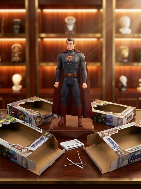 Union Legend Heros superqahramon figurasi chiroq va ovoz bilan Avengers/DC - 
