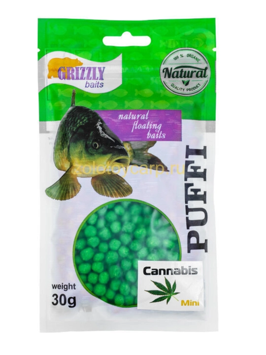 Grizzly Baits Puffi Fluro Mix — плавающие приманки, привлекающие рыбу - 