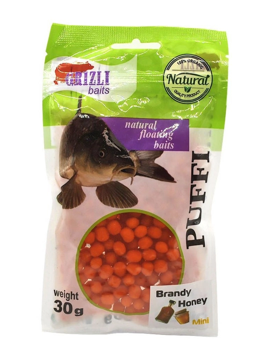 Grizzly Baits Puffi Fluro Mix — плавающие приманки, привлекающие рыбу - 