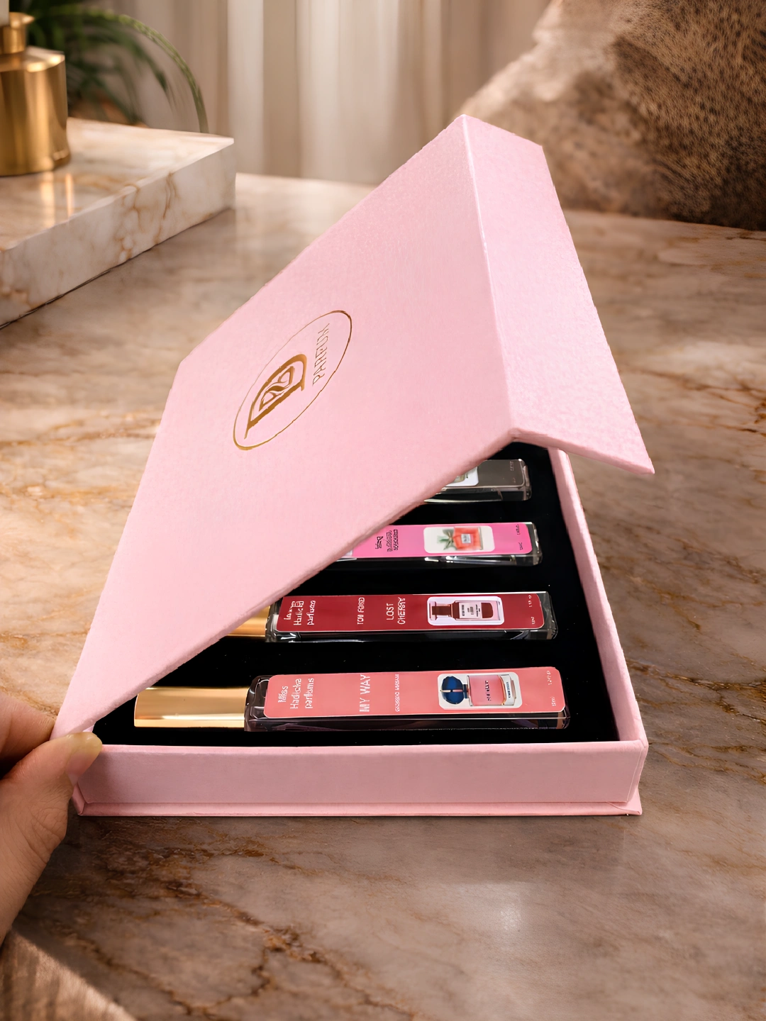 Atirlar ayollar uchun, sovga, nabor, to'plam5tasi1da —miss dior, lost cherry, gucci, myway
