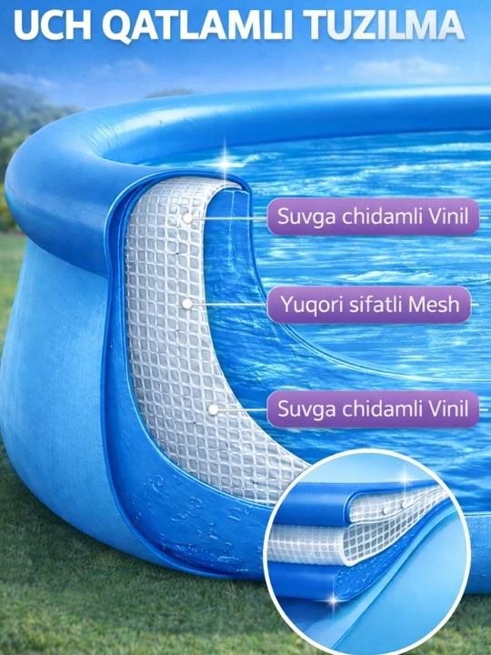 Puflanadigan basseyn INTEX Easy Set 305×61 sm 3077 L