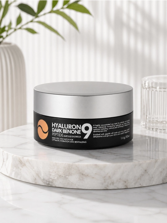 Ko‘z osti uchun gidrogel patchlar MEDI-PEEL Hyaluron Dark Benone Peptide 9 - 