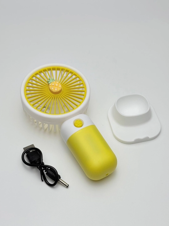 Universal mini qo‘l ventilyatori, stol ustiga qo'yadigan, USB kabelli, portativ, ixcham