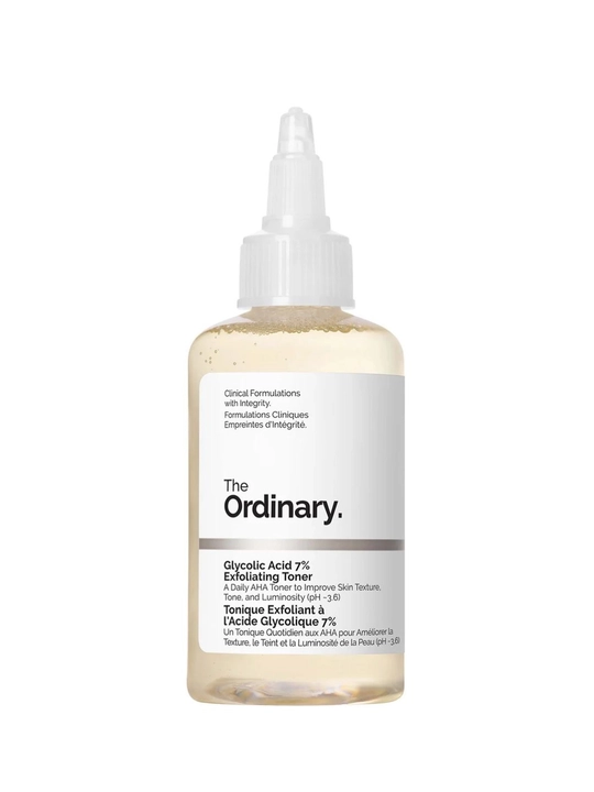 The Ordinary Glycolic Acid 7% Exfoliating Toner – glikol kislotali tonik, 100 ml