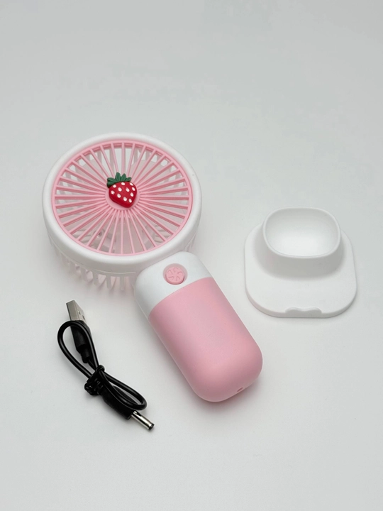 Universal mini qo‘l ventilyatori, stol ustiga qo'yadigan, USB kabelli, portativ, ixcham