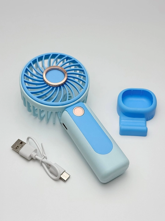 Universal mini qo‘l ventilyatori, stol ustiga qo'yadigan, USB kabelli, portativ, ixcham