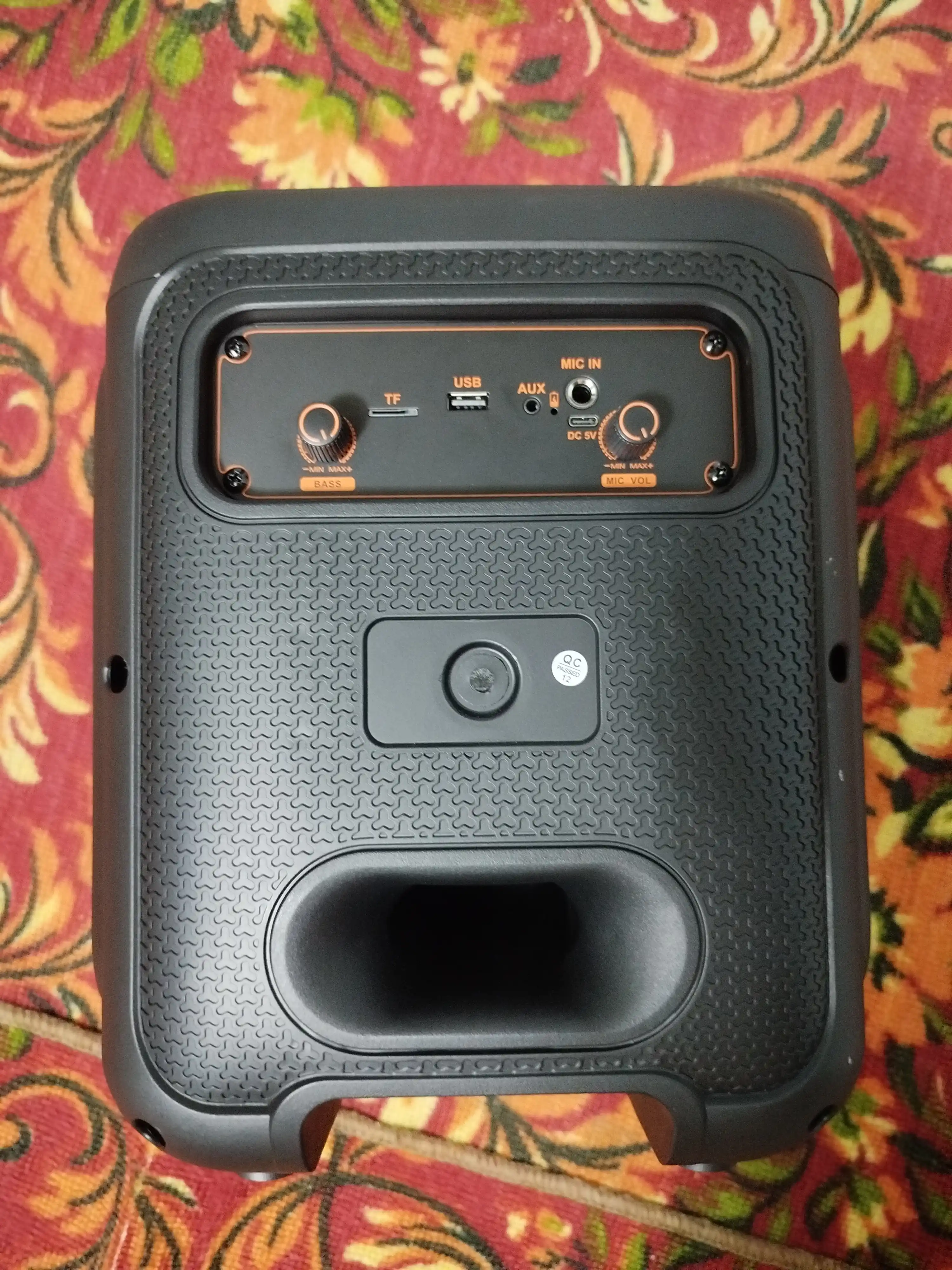 HiFi tizimi – kuchli bassli portativ kolonka, ZQS-8170, 18000W, RGB yoritgichi