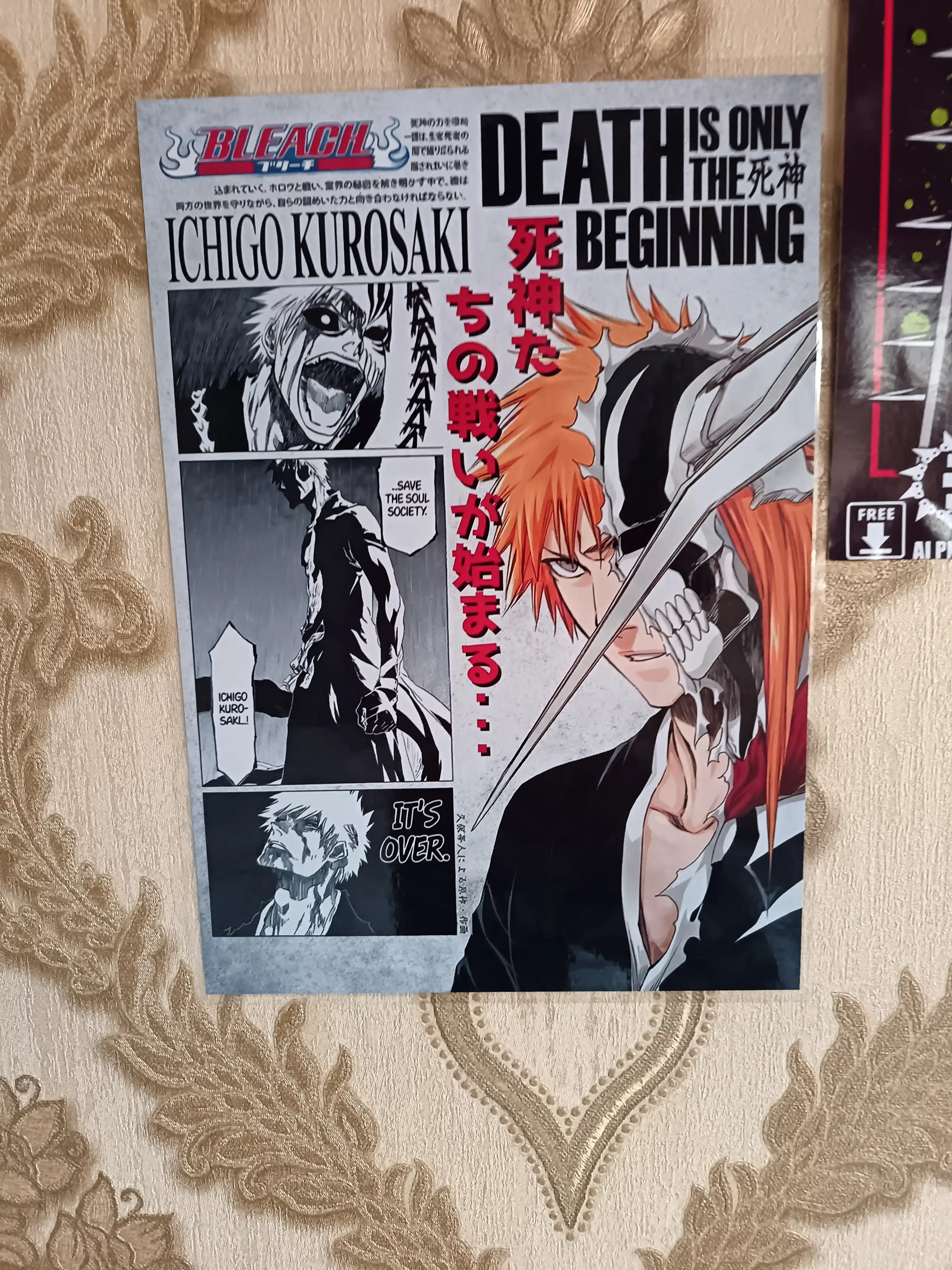 Блич Bleach Аниме постеры плакаты ламинированные А4 формата