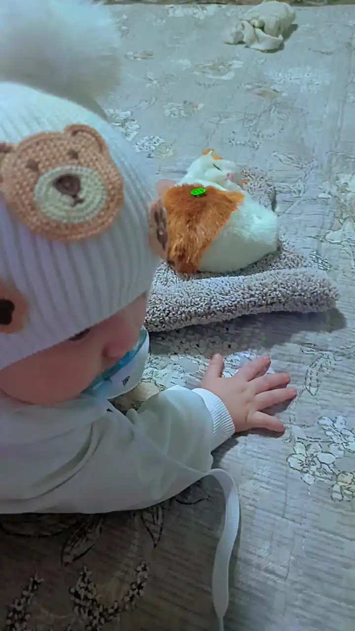 Детская шапочка, всесезонная, от 6 месяцев до 2 лет, вязаная