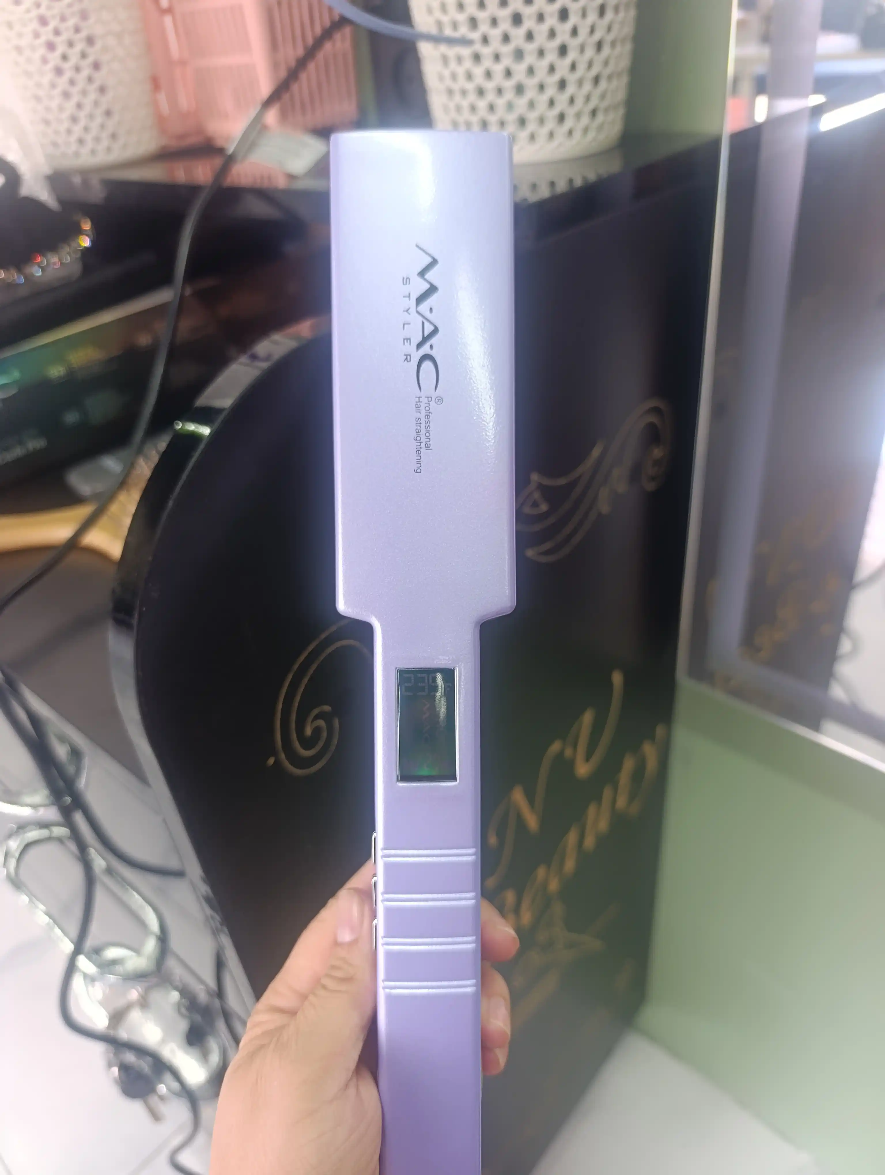 Выпрямитель для волос MAC Styler 5518, керамическое покрытие, быстро нагревается, 450°F