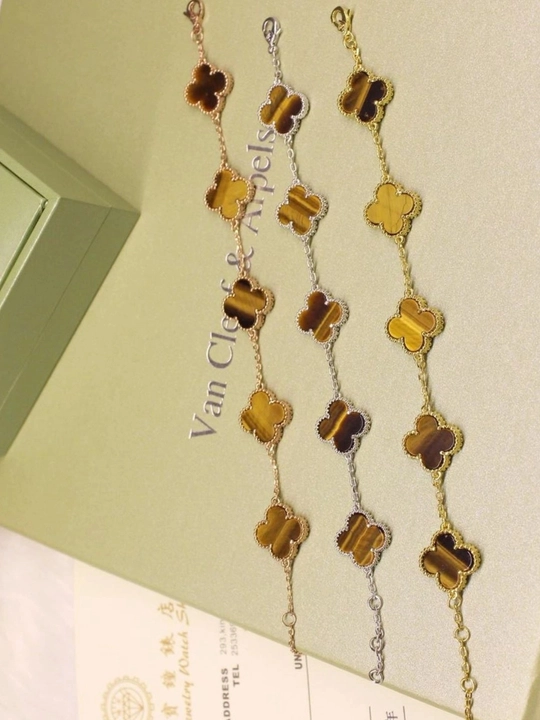 Браслеты для женщин и девушек Van Cleef, не меняет цвет и не темнеет - 