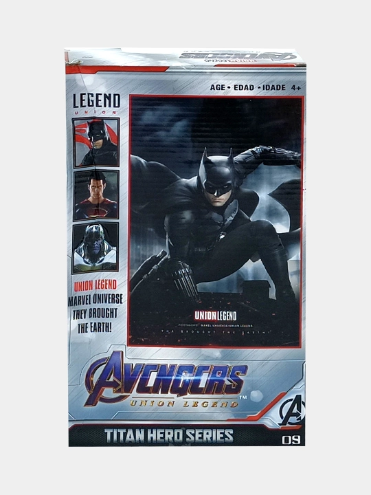 Titan Hero Seriyasidagi Betmen figurasi chiroq va ovoz bilan Power FX