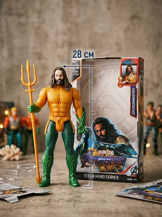 Akvamen Titan qahramon seriyasi (Union Legend) figurasi elektronika bilan - 