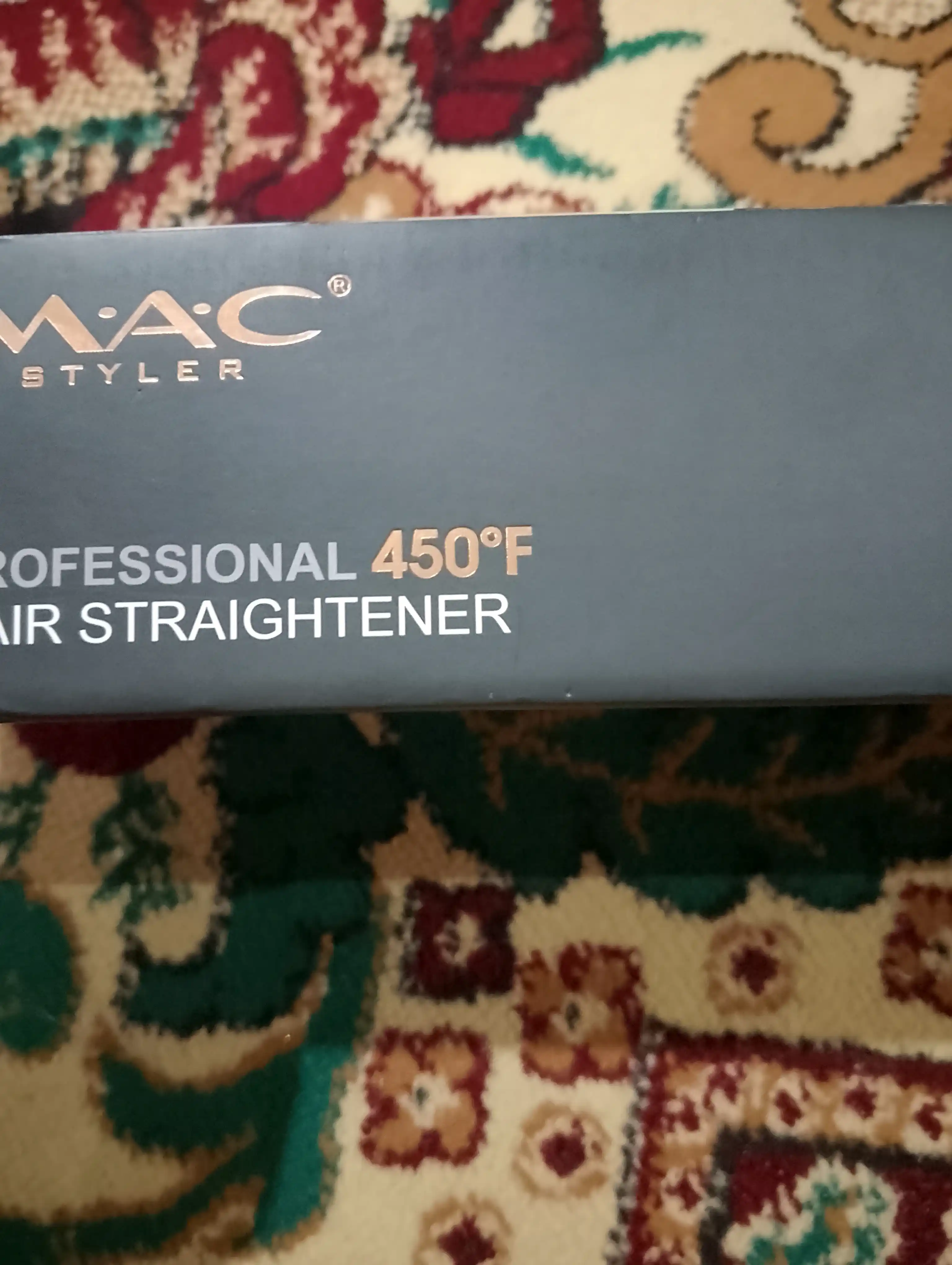 Soch dazmoli MAC Styler, professional soch tekislagich, titan plastinali, soch to‘g‘rilash