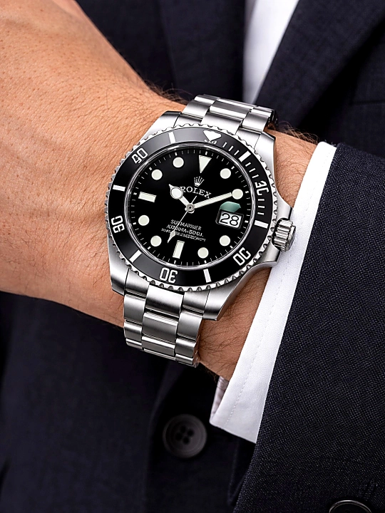 Erkaklar uchun sovg‘a to‘plam: Rolex soat + P9 simsiz naushnik