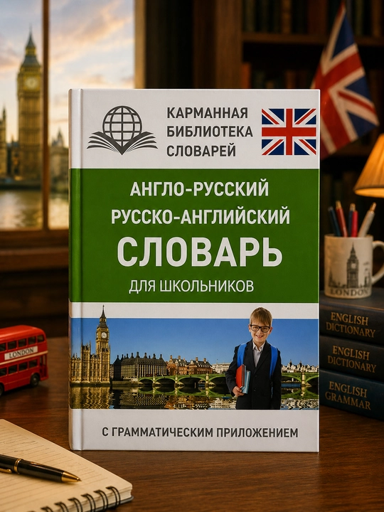 Англо-русский, русско-английский словарь для школьников  - 