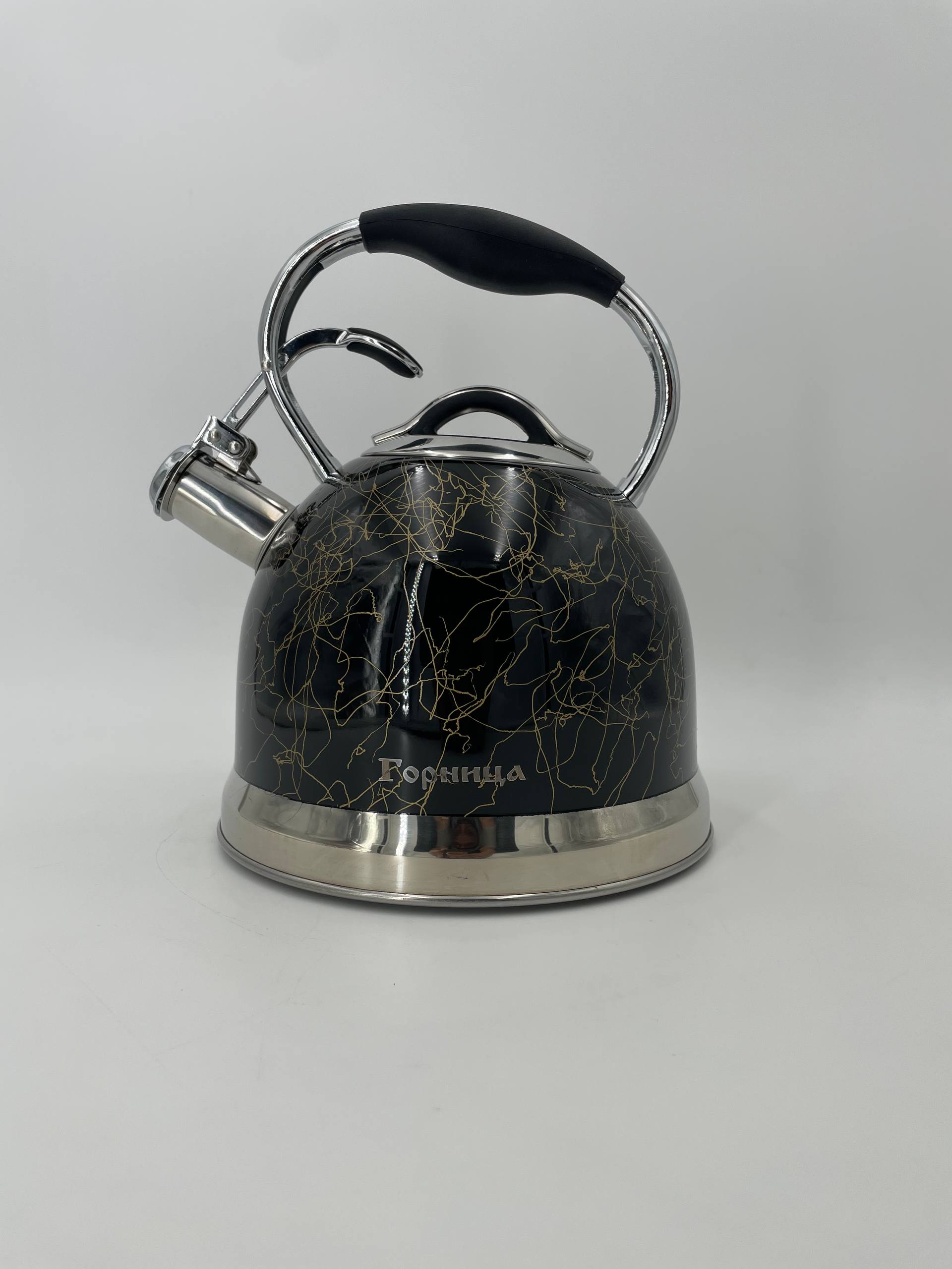 Чайник Горница из нержавеющей стали, со свистком, 3 литра
