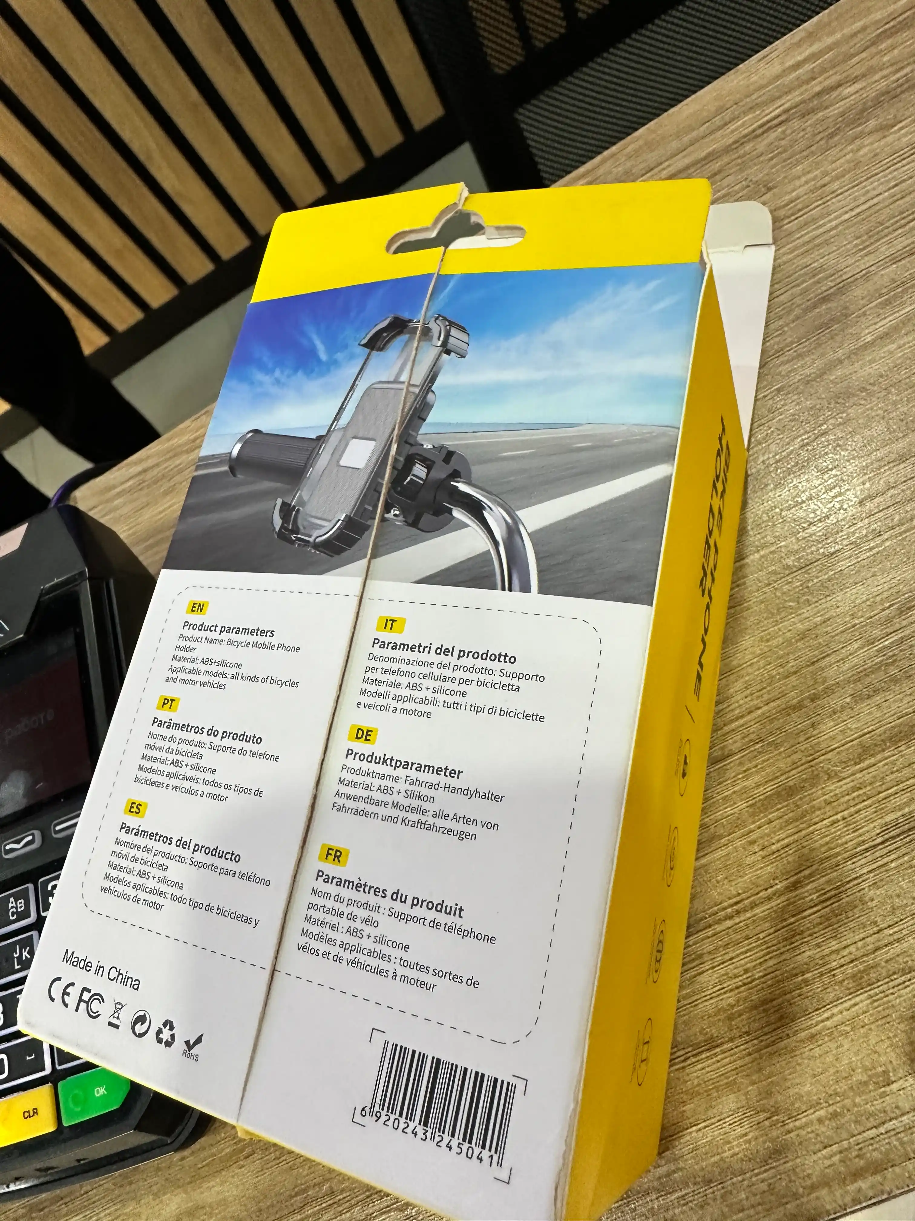 Velosiped va samokat uchun telefon uchun ushlagich, universal va ishonchli